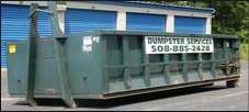 Residential & Commercial Dumpster Rental & Daily/Weekly Garbage Collection in Brookfield, Massachusetts and throughout the Brookfields.